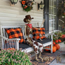 Yescom 5.6Ft Halloween Skeleton Set - Cowboy & Dog