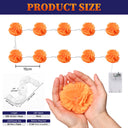 Yescom 2-Pack Marigold String Lights with S-Hooks, Battery Operated