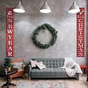 Yescom Christmas Sign Happy New Year Door Welcome Sign Set of 2