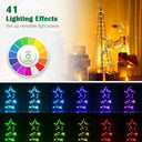 Yescom Light Show Christmas Tree Multicolor Bluetooth APP Control