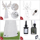 Yescom 5.6ft Outdoor Christmas Angel Large Yard Decorations