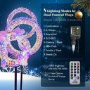 Yescom 3-Set Outdoor Prelit Christmas Wreaths Frontgate Windows