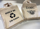 Custom Printed Cotton Bags, Bulk Tote Bags Personalized