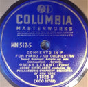 George Gershwin - Concerto In F | Very Good Plus (VG+) Very Good (VG)