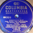 George Gershwin - Concerto In F | Very Good Plus (VG+) Very Good (VG)