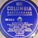 George Gershwin - Concerto In F | Very Good Plus (VG+) Very Good (VG)