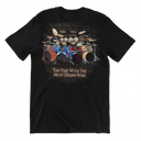 Most Drums Wins T-Shirt | Colorful Drums & Text