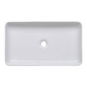 Aquaterior Rectangular Sink Porcelain w/ Drain 23x13"