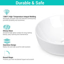 Aquaterior Bathroom Sink Vessel Bowl Pop Up Drain 16"