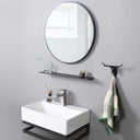 Aquaterior Bathroom Sink Faucet Square 1-Handle Cold & Hot, 7"H