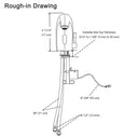 Aquaterior Touchless Lavatory Sink Faucet Hot & Cold 7"