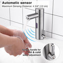 Aquaterior Touchless Lavatory Sink Faucet Hot & Cold 8"
