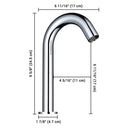 Aquaterior Motion Sensor Touchless Faucet Hot & Cold