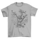 Metal Tree Hand Design w/Guitars