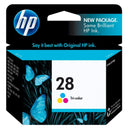 New, Pre-Owned - HP 28 (C8728AN) Color Ink Cartridges