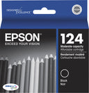 New, Pre-Owned - Epson 124 Black Ink Cartridge