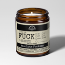 All The F*cks | 9oz Funny Candle | Malicious Women Co