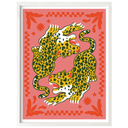 Cheetah Floral Boho Colorful Room 8x10 Art Print Poster