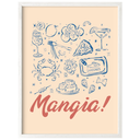 Mangia Italian Foods Italy Kitchen 8x10 Art Print Poster
