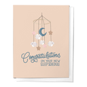 Congratulations On Your New Sleep Schedule Baby Greeting Card