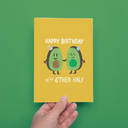 Happy Birthday To My Other Half, Avocado Birthday Greeting Card