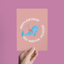 Happy Birthday Magical Creature Greeting Card