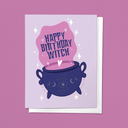 Happy Birthday Witch | Halloween Witchy Greeting Card