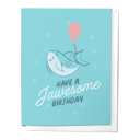 Have a Jawsome Birthday Shark Cute Congrats Greeting Card