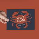 Holy Crab It's Your Birthday | Shellfish Greeting Card