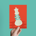 Happy Birthday Queen Chess Birthday Greeting Card
