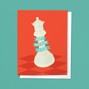 Happy Birthday Queen Chess Birthday Greeting Card