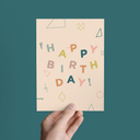 Birthday Bash; Celebratory Birthday Greeting Card