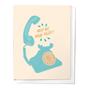 Rotary Phone Birthday Greeting Card
