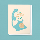 Rotary Phone Birthday Greeting Card