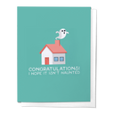 I Hope It Isn't Haunted, New Home Housewarming Congratulations Greeting Card