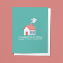 I Hope It Isn't Haunted, New Home Housewarming Congratulations Greeting Card