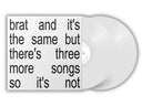 Charli XCX - Brat and it's the same but there's three more songs so it's not (Limited Edition White Colored 2x Vinyl)