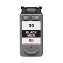 U.S. Remanufactured for Canon PG-30 Black MICR Ink Cartridges