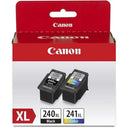 New, Pre-Owned - Canon 240XL/241XL Black and Color Combo Pack High-Yield Ink Cartridge