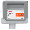 New, Pre-Owned - Canon PFI-301R Standard-Yield Red Ink Cartridge, 1492B001AA