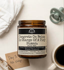 Congrats On Being In Charge Of A Tiny Human 9oz Family Candle Malicious Women Co