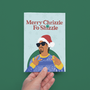 Merry Chrizzle Fo Shizzle Snoop Dog Holiday Greeting Card