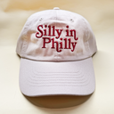 Silly in Philly Red Unstructured 6-Panel Hat