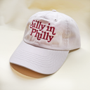 Silly in Philly Red Unstructured 6-Panel Hat