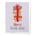 Merry Bookmas, Holiday and Christmas Library Funny Greeting Card