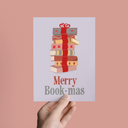 Merry Bookmas, Holiday and Christmas Library Funny Greeting Card