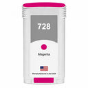 U.S. Remanufactured for HP 728 130ml (F9J66A) Magenta Ink Cartridges