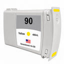 U.S. Remanufactured Ink Cartridge for HP 90 400mL (C5065A) Yellow