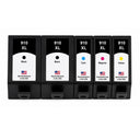 U.S. Remanufactured for HP 910XL 2 Black / 3 Color Ink Cartridges 5-pack