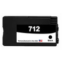 U.S. Remanufactured for HP 712 Black (3ED71A) Ink Cartridge New Chip